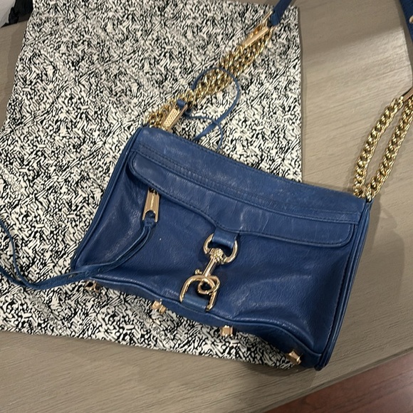 Rebecca minkoff blue crossbody - Picture 4 of 10
